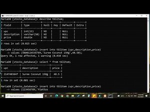 How to Create Database using CMD
