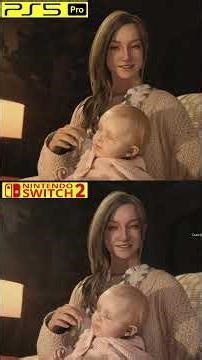 Resident Evil Village Cloud Version Switch 2 vs PS5 Pro Graphics Comparison