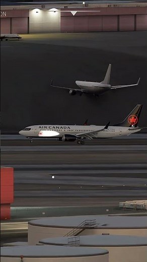 MSFS 2020 | Air Canada Boeing 737-8 MAX Smooth Landing at Las Vegas Airport | 4K Ultra Realism