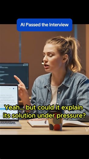 AI passed the interview#codingmeme #devhumor #techlife #techhumor
