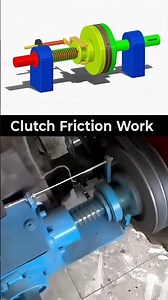Centrifugal Drum clutch friction work / clutch friction work #technology #automobile #tech #machine