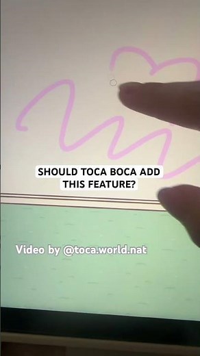 YOU CAN DRAW UNDER THE WALL IN TOCA BOCA 😱 Toca Boca add a feature like this⁉️ by @toca.world.nat