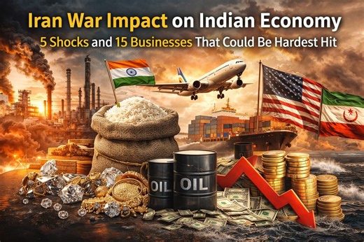 Iran War Impact on Indian Economy: 5 Major Economic Shocks and 15 Businesses That Could Be Hit Hard - The Logic Stick