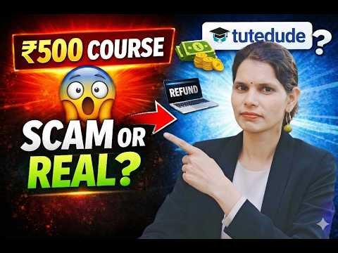 ₹699 Tutedude Courses | Real Student Verdict