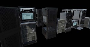 Server rack / computer servers | 3D Electronics | Unity Asset Store