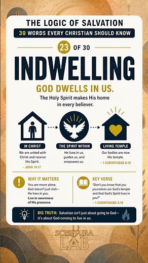 Indwelling: What Does It Mean That God Lives In You? | The Logic of Salvation (23/30)