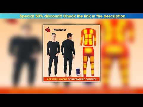 Review Winter Smart Heated Jacket with Phone APP Temperature Control Fleece Lined Windproof Thermal