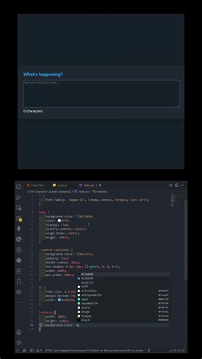 Day 10: Character Counter in 30 Seconds! 🚀🔥 #webdevelopment