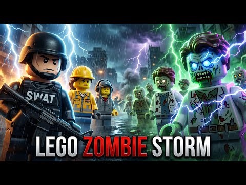 Lego Zombie Storm: Electric Nightmare Of Voltcity | LEGO Animation | Full Episode 37