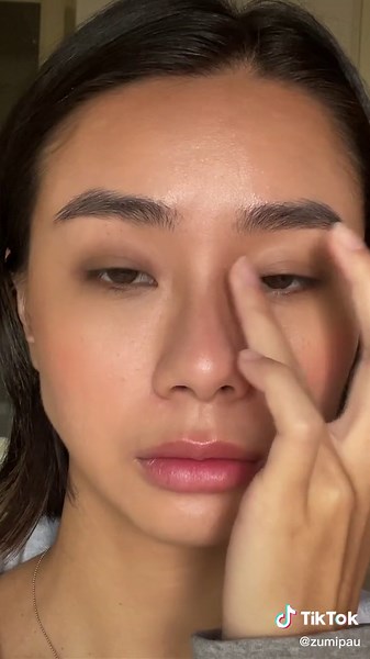 My take on japanese makeup— simple base, focus on eye shape 👁👅👁 #fyp #foryou #grwm #japanesemakeup