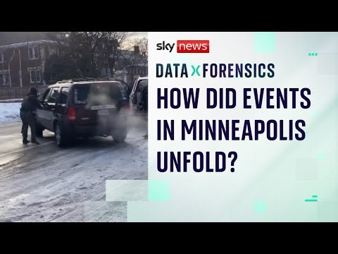 What does the footage of the fatal Minneapolis ICE shooting show?