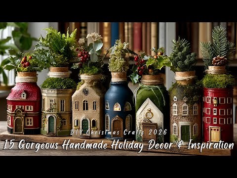 DIY Christmas Crafts 2026 | 15 Gorgeous Handmade Holiday Decor & Inspiration