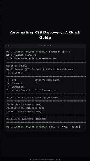 Automating Cross-Site Scripting (XSS) Discovery | Educational