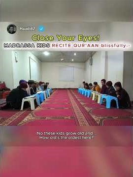 👦 Kids & the Tranquil Scripture 📖 #tradition #madrassa #religion #mosque #kids