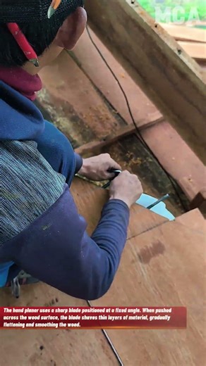 Traditional Wood Planing Process | Manual Hand Planer Woodworking Skills