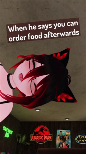 Tooty Fruity on Instagram: "Easy VRchat cat girl will let you hit for a crunchwrap and a thing of those funny little cinnamon twist things, she just a hungry little anime vtuber (this is only partially a meme, I've actually offered a dude some fun once because he bought me dinner XD)"