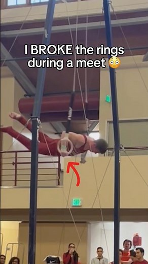 This hurt so bad 😅 #gymnastics #olympics #olympic #sports #gymnast #fails #fail #sport
