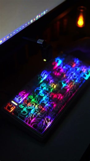 Bàn phím cơ LED siêu sáng - Aula F75