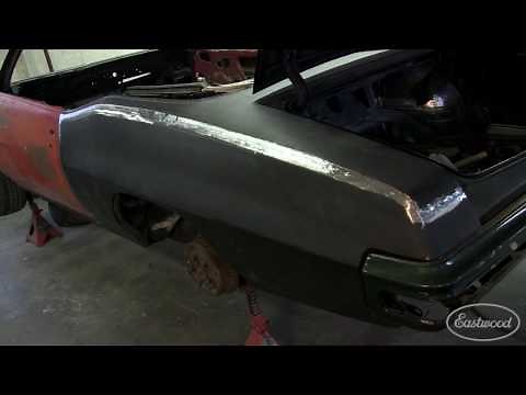 How To Install Quarter Panel Using MIG 175 Welder - Eastwood