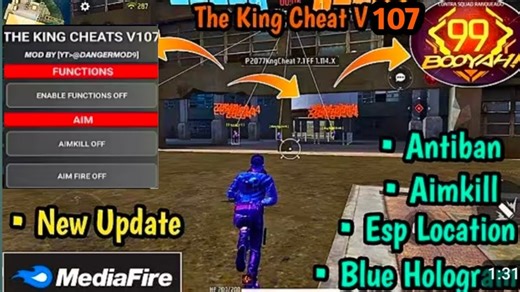 NEW AUTO KILL MOD MENU PANEL☠️THE KING CHEAT V107😱 | Mr Tom