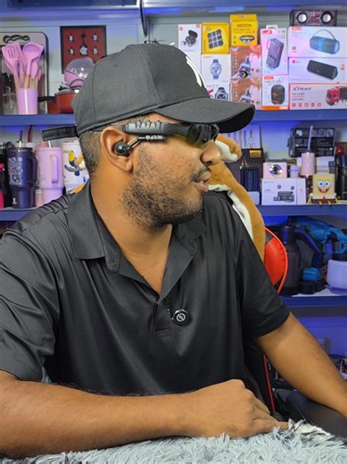 óculos com fone de ouvido Bluetooth