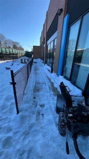 BlackHorse Property Care | Clearing sidewalk for a local daycare. Safe and ready for little kids 👍 #daycare #sidewalk #snowremoval #snowstorm #snowday... | Instagram