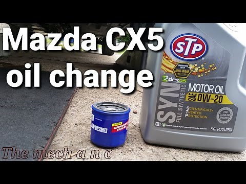 Mazda cx5 oil change