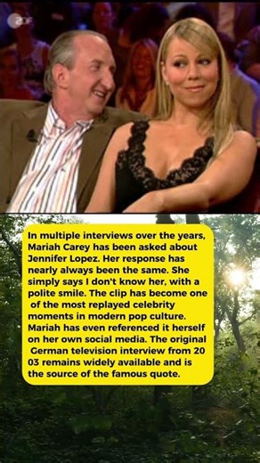 The Mariah Carey Interview That Was Cut for Asking About Jennifer Lopez