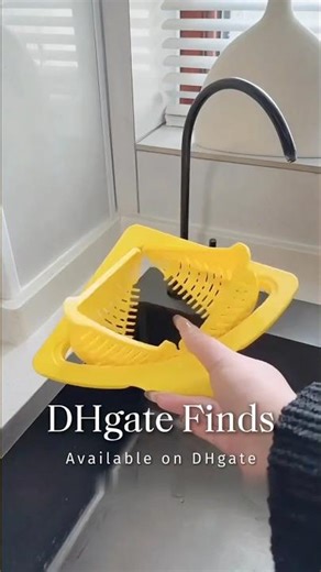 This corner basket saves cleanup time 😌 #dhgate #dhgatefinds #coolgadgets