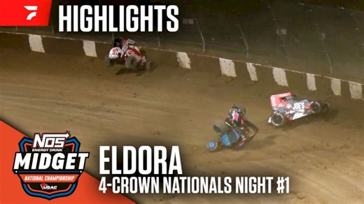 Highlights | 2025 USAC Midgets Thursday at Eldora Speedway
