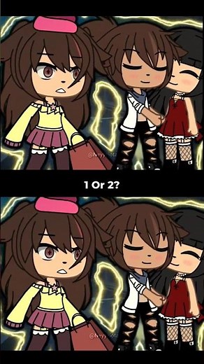 1 Or 2?💞💫 [Gacha trend] ; Daddy's Got a Secret💧🌧 #gacha #gachalife #animation #tiktok #gachaclub