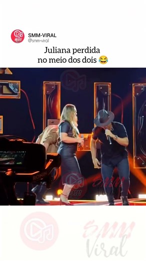 JULIANA PERDIDA NO MEIO DOS DOIS 😂 #music #show #claudioneyejuliana #fyp #filhodopiseiro #viral