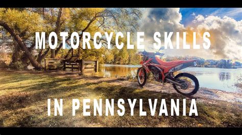motorcycle practicing pennsylvania