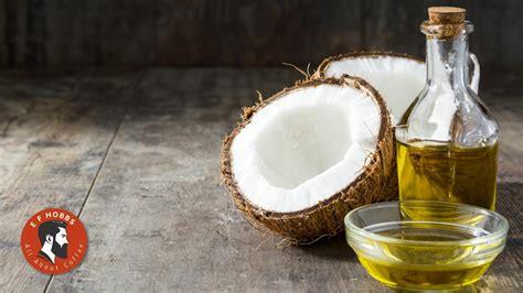 adding coconut oil to coffee