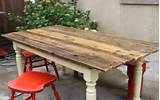 Plank Wood Table Pictures