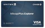 Chase United Mileage Plus Business Card Photos