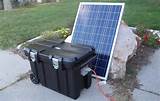 Photos of Portable Solar Generator Kit