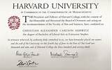 Photos of Master Degree Harvard
