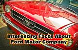 Ford Motor Company Cars Photos