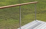Stainless Steel Cable Railing With Wood Posts Images