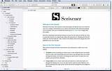 Scrivener Software Review Images