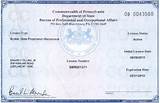 Pictures of Federal Business License