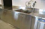 Stainless Steel Commercial Kitchen Counters Images
