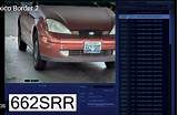 Images of License Plate Recognition Software