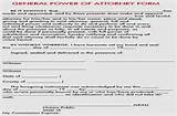 Substitution Of Attorney Form