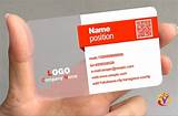 Pictures of Clear Pvc Business Cards