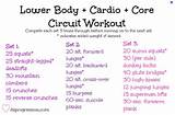 Lower Body Circuit Training Exercises Photos