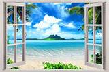 Images of Beach Wall Mural Sticker