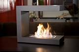Pictures of Glass Enclosed Gas Fireplace
