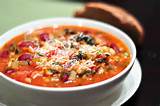 Minestrone Soup Traditional Italian Recipe Images